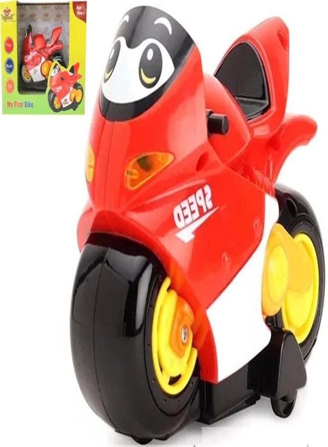 FRATELLI Big Size Exclusive Toys for Kids|Boys|Girls (Fratelli My First Bike Toy Friction Powered Big Size Vehicle Free Play for Kids with Real Bike Sound) - Image 1